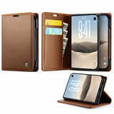 iPhoneDuo | iPhone Duo – CaseMe™ Neo Læder Cover / Pung - Brun - DELUXECOVERS.DK