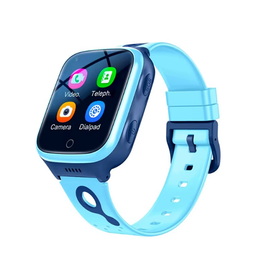 Børneur m. GPS - SmartWatch til børn, sim kort, 4G - Blå