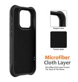 iPhone 16 Pro Max | iPhone 16 Pro Max - DeLX™ Wave Silikone Cover - MagSafe kompatibel - Sort - DELUXECOVERS.DK