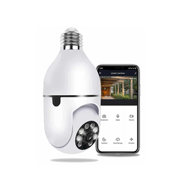 Gadgets | Overvågningskamera til lampefatning - WiFi - Hvid - DELUXECOVERS.DK