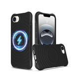 iPhone 17e / 16e | iPhone 17e / 16e - DeLX™ Wave Silikone Cover - MagSafe kompatibel - Sort - DELUXECOVERS.DK