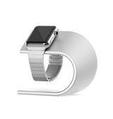 Apple Watch - CNC Aluminium Dock / Oplader Stand - Sølv