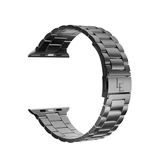 Apple Watch 42mm | Apple Watch (42/44/SE/45mm & Ultra) - L'Empiri™ Premium 316L Stål Rem - Sort - DELUXECOVERS.DK