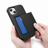 iPhone 13 Mini | iPhone 13 Mini - Deluxe™ Håndværker Cover M. Kortholder - Sort - DELUXECOVERS.DK