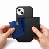 iPhone 13 Mini | iPhone 13 Mini - Deluxe™ Håndværker Cover M. Kortholder - Sort - DELUXECOVERS.DK