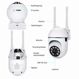 Overvågningskamera | Overvågningskamera | Udendørs Trådløs Wifi - 360° | WatchTower™ - DELUXECOVERS.DK