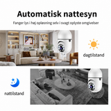 Overvågningskamera | Overvågningskamera E27 lampefatning - WiFi - 360° | WatchTower™ - DELUXECOVERS.DK
