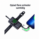 Powerbank | Apple Watch Powerbank 5000 mAh – Magnetisk trådløs oplader - DELUXECOVERS.DK