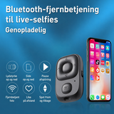 Gadgets | Lenovo® Bluetooth Kameraudløser til Mobil/iPhone - Sort - DELUXECOVERS.DK