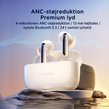 In-ear Headset | JOYROOM™ PRO-2 | Trådløse In-Ear Høretelefoner - Hvid - DELUXECOVERS.DK