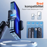 Mobilholder (Sugekop) | JOYROOM™ - Premium Bilholder Til Forruden / Instrumentbrættet - Sort - DELUXECOVERS.DK