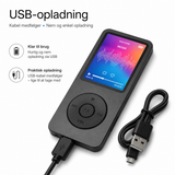 Bluetooth MP3/MP4 Musikafspiller med E-bogslæser