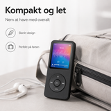 Bluetooth MP3/MP4 Musikafspiller med E-bogslæser