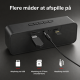 Bluetooth Højtaler | Bluetooth Højttaler Trådløs BT 5.0 Multifunktionel - Sort - DELUXECOVERS.DK