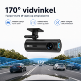 Dashcam | Dashcam 4K til bil - Wi-Fi, natvision, parkeringsvagt, G-sensor - BlackBOX™ - DELUXECOVERS.DK