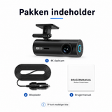 Dashcam | Dashcam 4K til bil - Wi-Fi, natvision, parkeringsvagt, G-sensor - BlackBOX™ - DELUXECOVERS.DK