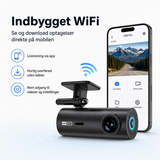 Dashcam | Dashcam 4K til bil - Wi-Fi, natvision, parkeringsvagt, G-sensor - BlackBOX™ - DELUXECOVERS.DK