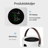 Gadgets | AirClean™ AP01 Luftrenser med HEPA filter - Genopladelig - DELUXECOVERS.DK
