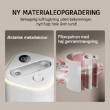 Gadgets | Bærbar luftfugter Genopladelig M. digital skærm - Hvid - DELUXECOVERS.DK