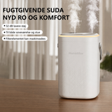 Gadgets | Bærbar luftfugter Genopladelig M. digital skærm - Hvid - DELUXECOVERS.DK