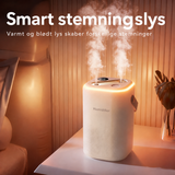 Gadgets | Bærbar luftfugter Genopladelig M. digital skærm - Hvid - DELUXECOVERS.DK