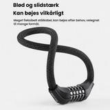 Cykel lås | Stålwire-Cykellås M. Talkombination - West-Biking® - DELUXECOVERS.DK