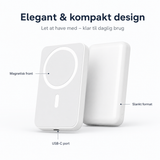 Powerbank | Powerbank 5.000mAh - 20W - MagSafe Kompatibel - (USB-C) - DELUXECOVERS.DK