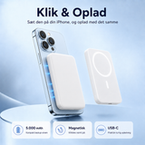 Powerbank | Powerbank 5.000mAh - 20W - MagSafe Kompatibel - (USB-C) - DELUXECOVERS.DK