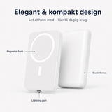 Powerbank | <X>Powerbank 5.000mAh - 20W - MagSafe Kompatibel - (Lightning) - DELUXECOVERS.DK