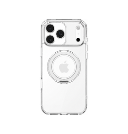 iPhone 18 Pro | iPhone 18 Pro - MagStand Silikone Cover - Gennemsigtig - DELUXECOVERS.DK