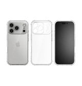 iPhone 18 Pro Max | iPhone 18 Pro Max - Silent Stødsikker Silikone Cover - Gennemsigtig - DELUXECOVERS.DK