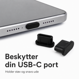 Gadgets | USB-C Støv Plug Til Tablet, Computer & Smartphone - (3 Stk.) - DELUXECOVERS.DK