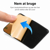 Mobilholder (Sugekop) | Silikone Sugekop Mobilholder 5-Pak - Selvklæbende - Sort - DELUXECOVERS.DK