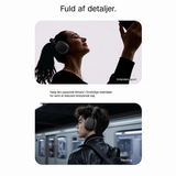 Høretelefoner og Headset | Over-Ear Trådløs Headset Bluetooth 5.4 M. Aktiv Støjreduktion - Sort - DELUXECOVERS.DK