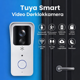 Dørklokke | NordView™ Smart Video-dørklokke med Trådløs Ringeklokke – Hvid - DELUXECOVERS.DK