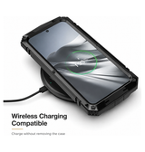Samsung Galaxy S25 Plus | Samsung Galaxy S25 Plus - R-JUST™ Safeguard Vandtæt 360 °Cover - Sort - DELUXECOVERS.DK
