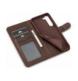 Samsung Galaxy S25 Plus | Samsung Galaxy S25 Plus - LC.IMEEKE™ Læder Cover M. Kortholder - Brun - DELUXECOVERS.DK