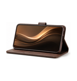 Samsung Galaxy S24 Plus | Samsung Galaxy S24 Plus - LC.IMEEKE™ Læder Cover M. Kortholder - Brun - DELUXECOVERS.DK