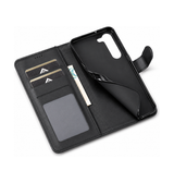 Samsung Galaxy S25 Plus | Samsung Galaxy S25 Plus - LC.IMEEKE™ Læder Cover M. Kortholder - Sort - DELUXECOVERS.DK
