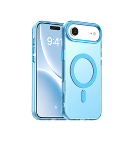 iPhone 17 Air | iPhone 17 Air - DeLX™ Frosted Cover m. MagSafe - Blå - DELUXECOVERS.DK