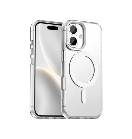 iPhone 17 | iPhone 17 - DeLX™ Frosted Cover m. MagSafe - Hvid - DELUXECOVERS.DK
