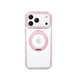 iPhone 17 Pro Max | iPhone 17 Pro Max - MagSafe Silikone Cover m. Ring Holder - Pink - DELUXECOVERS.DK
