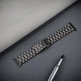Apple Watch 38-42mm | Apple Watch (38/40/SE/41/42mm) - CNC Pro Rustfrit Stål Rem - Mørkegrå - DELUXECOVERS.DK