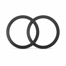 Mobil Holdere, Ringe & Grips | Klistermærke Magnet Ring - MagSafe Kompatibel - Sort - 2 Stk. - DELUXECOVERS.DK