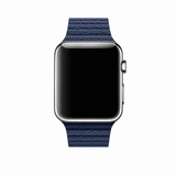 Apple Watch 38-42mm | Apple Watch (38/40/SE/41/42mm) - Valence™ Loop Læder Rem - Navy - DELUXECOVERS.DK