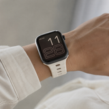 Apple Watch 42-49mm | Apple Watch (42/44/SE/45/46/49mm) - Square Buckle Silikonerem - Sand - DELUXECOVERS.DK