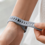 Apple Watch 42-49mm | Apple Watch (42/44/SE/45/46/49mm) - Square Buckle Silikonerem - Stone - DELUXECOVERS.DK