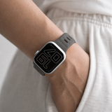 Apple Watch 42-49mm | Apple Watch (42/44/SE/45/46/49mm) - Square Buckle Silikonerem - Graphite - DELUXECOVERS.DK
