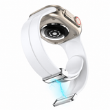 Apple Watch (38/40/SE/41/42mm) - S-Line™ Silikone Rem - Hvid