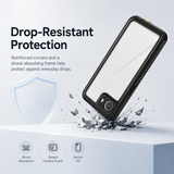 iPhone 17e / 16e | iPhone 17e / 16e - Redpepper™ IP68 Vandtæt Håndværker Cover - Sort - DELUXECOVERS.DK